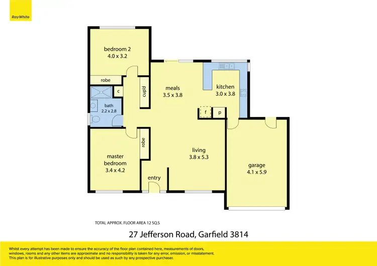 Floorplan of Homely unit listing, 14/27 Jefferson Road, Garfield VIC 3814