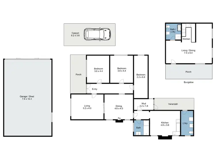 Floorplan of Homely house listing, 226 Faithfuls Creek Road, Euroa VIC 3666