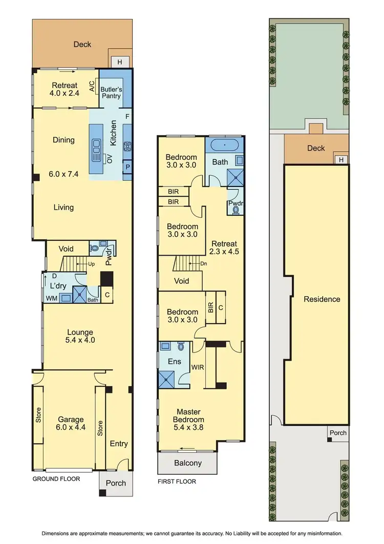 Floorplan of Homely townhouse listing, 23A Lancaster Street, Bentleigh East VIC 3165