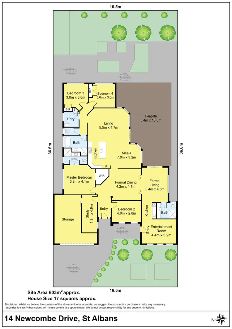Floorplan of Homely house listing, 14 Newcombe Drive, St Albans VIC 3021