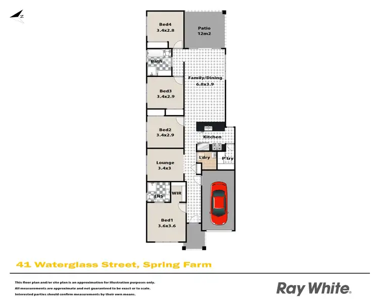 Floorplan of Homely house listing, 41 Waterglass Street, Spring Farm NSW 2570