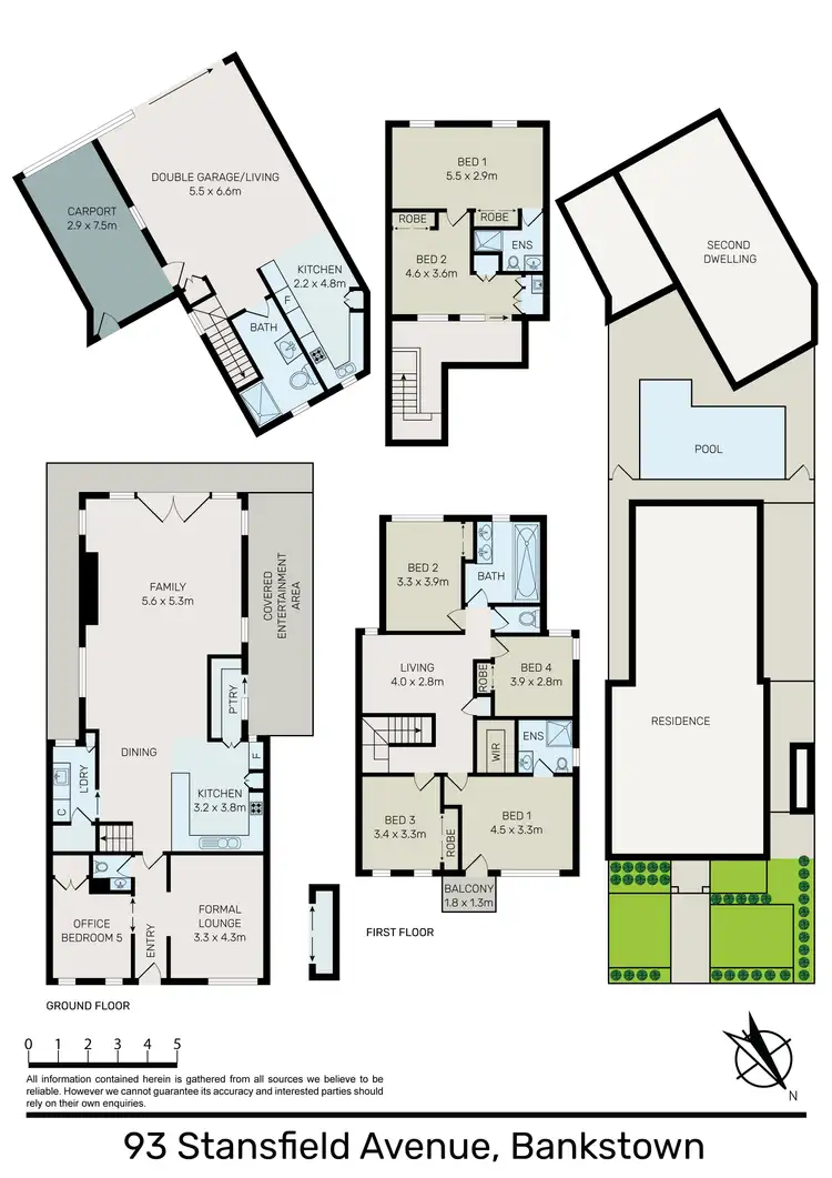 Floorplan of Homely house listing, 93 Stansfield Avenue, Bankstown NSW 2200