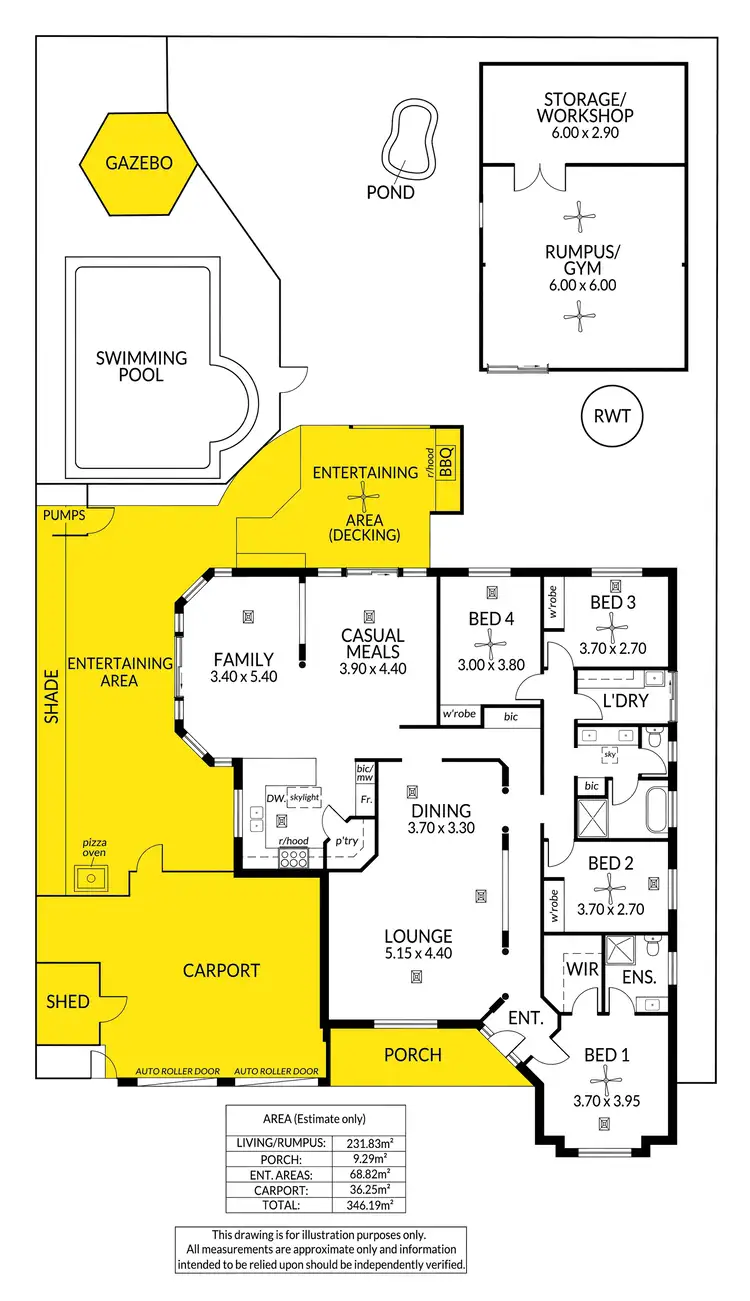Floorplan of Homely house listing, 40 Laurence Street, South Plympton SA 5038