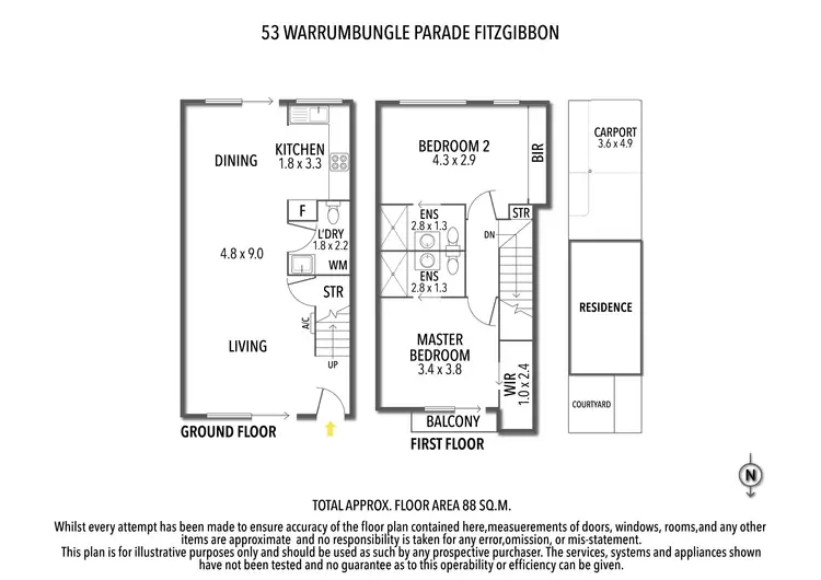 Floorplan of Homely house listing, 53 Warrumbungle Parade, Fitzgibbon QLD 4018