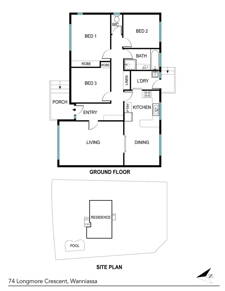Floorplan of Homely house listing, 74 Longmore Crescent, Wanniassa ACT 2903