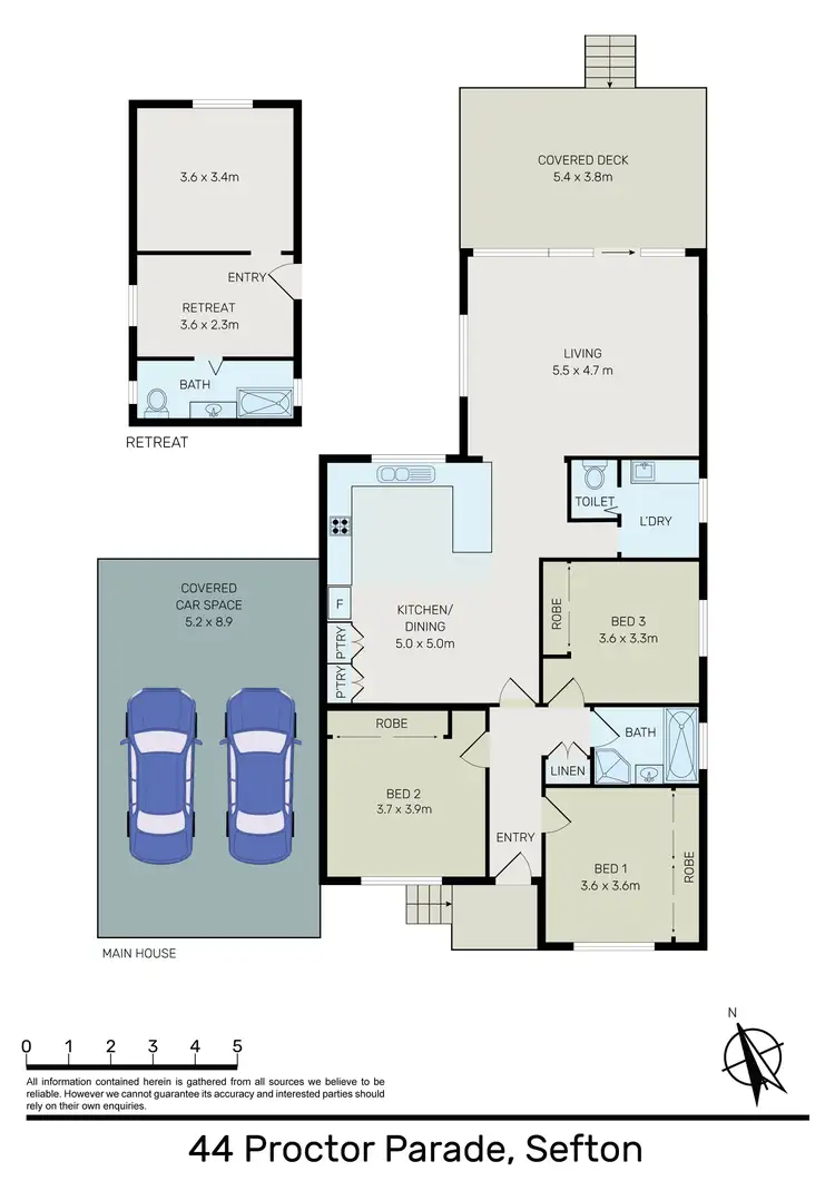 Floorplan of Homely house listing, 44 Proctor Parade, Sefton NSW 2162