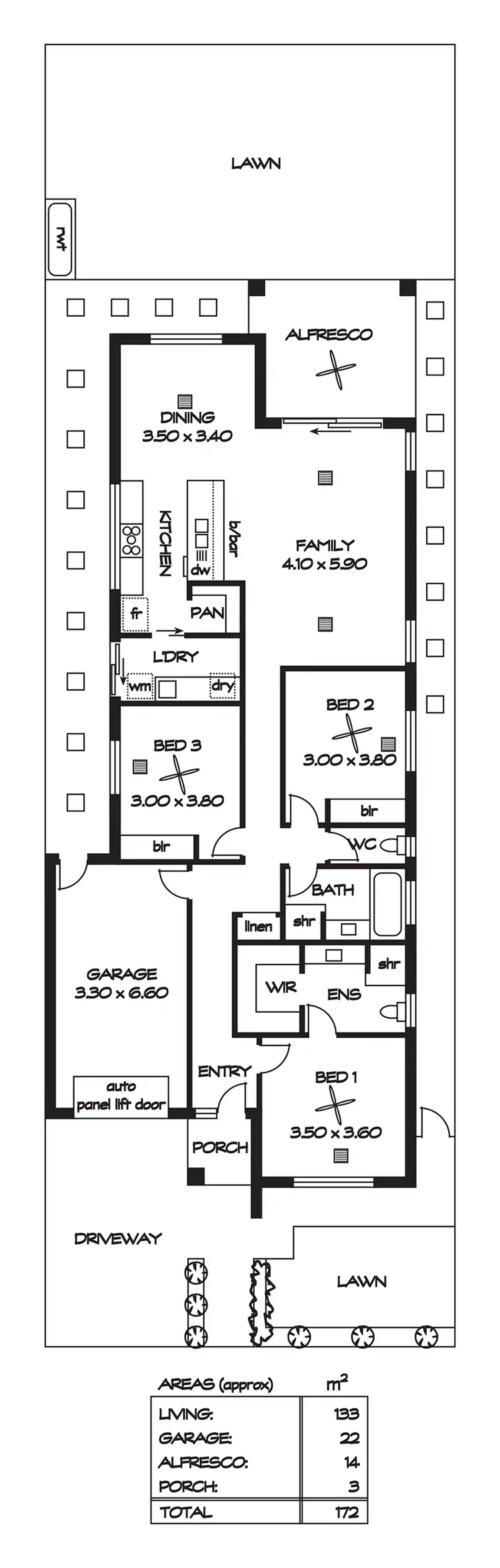 Floorplan of Homely house listing, 3 Matthew Way, Virginia SA 5120