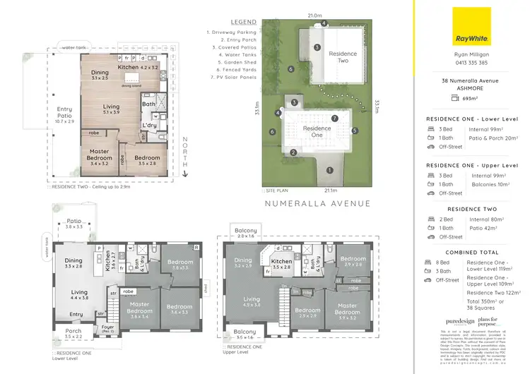 Floorplan of Homely house listing, 38 Numeralla Avenue, Ashmore QLD 4214