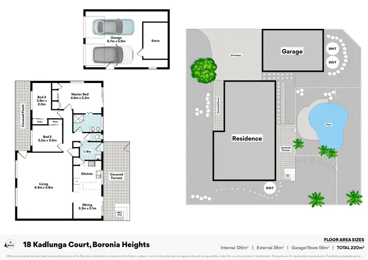 Floorplan of Homely house listing, 18 Kadlunga Court, Boronia Heights QLD 4124
