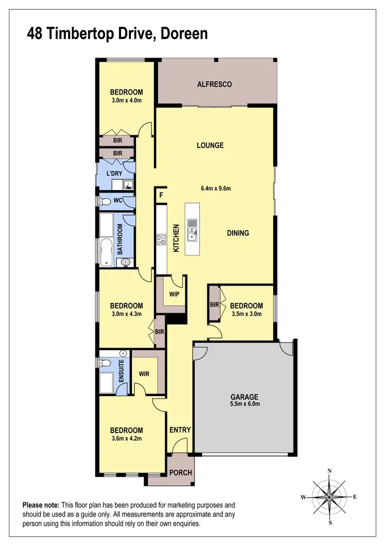 Floorplan of Homely house listing, 48 Timbertop Drive, Doreen VIC 3754