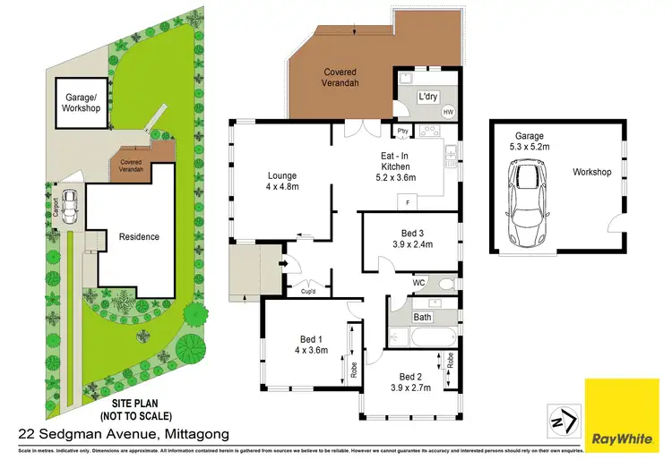 Floorplan of Homely house listing, 22 Sedgman Avenue, Mittagong NSW 2575