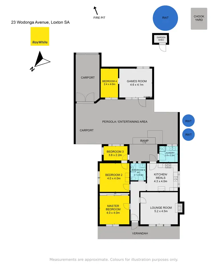 Floorplan of Homely house listing, 23 Wodonga Avenue, Loxton SA 5333