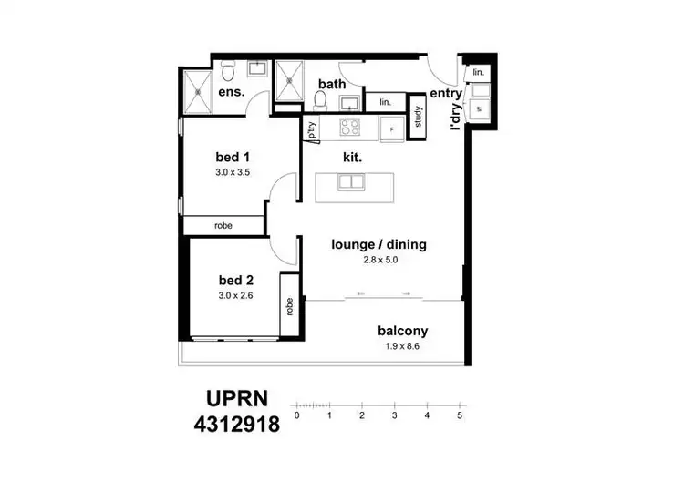 Floorplan of Homely unit listing, Address available on request