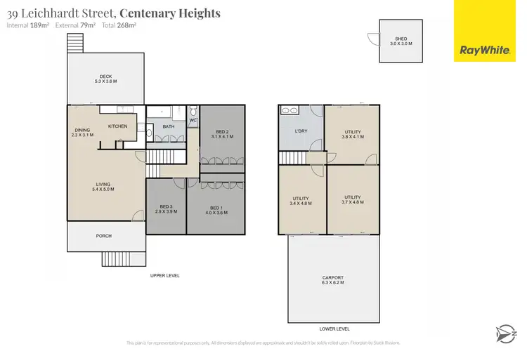Floorplan of Homely house listing, 39 Leichhardt Street, Centenary Heights QLD 4350