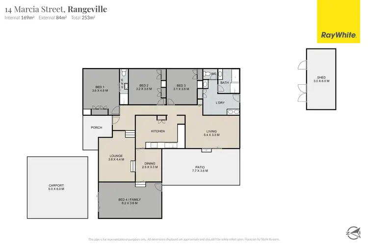 Floorplan of Homely house listing, 14 Marcia Street, Rangeville QLD 4350