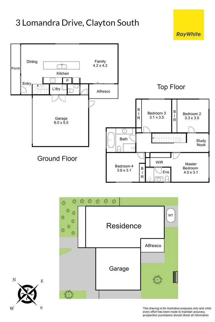 Floorplan of Homely house listing, 3 Lomandra Drive, Clayton South VIC 3169