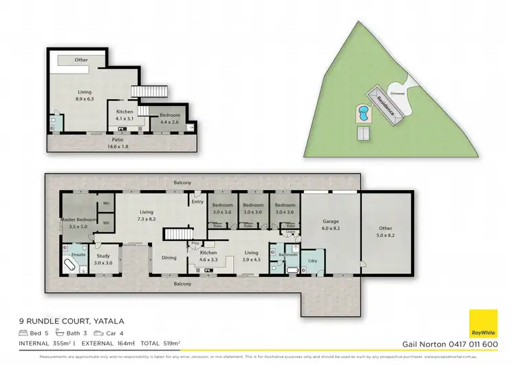Floorplan of Homely rural property listing, 9 Rundle Court, Yatala QLD 4207