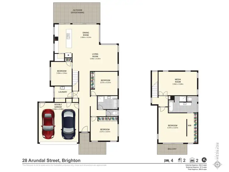 Floorplan of Homely house listing, 28 Arundal Street, Brighton QLD 4017