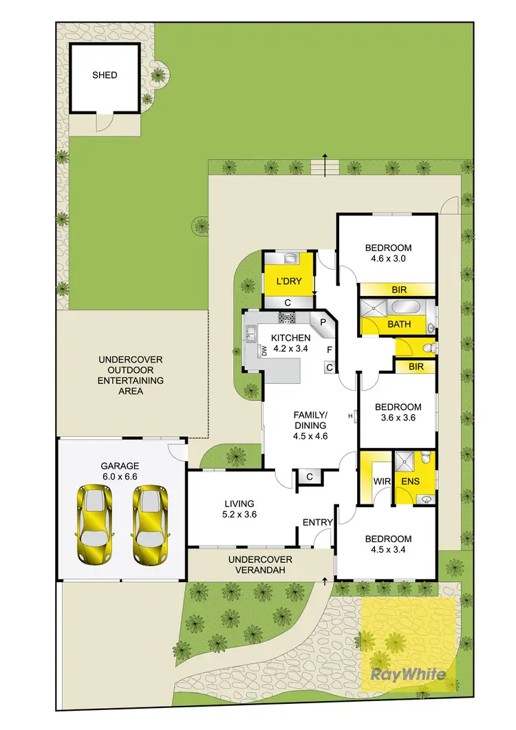 Floorplan of Homely house listing, 12 Enrob Court, Grovedale VIC 3216