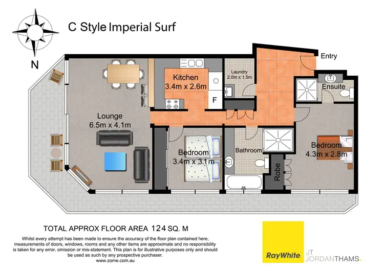 Floorplan of Homely apartment listing, 1C/80 The Esplanade, Surfers Paradise QLD 4217