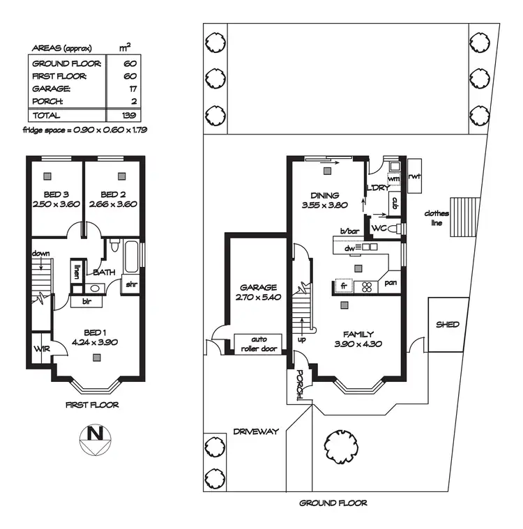 Floorplan of Homely house listing, 3 Gunya Crescent, Ingle Farm SA 5098