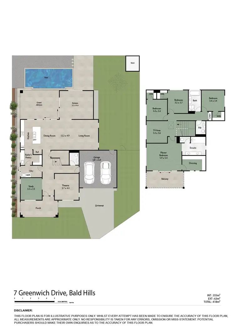 Floorplan of Homely house listing, 7 Greenwich Drive, Bald Hills QLD 4036