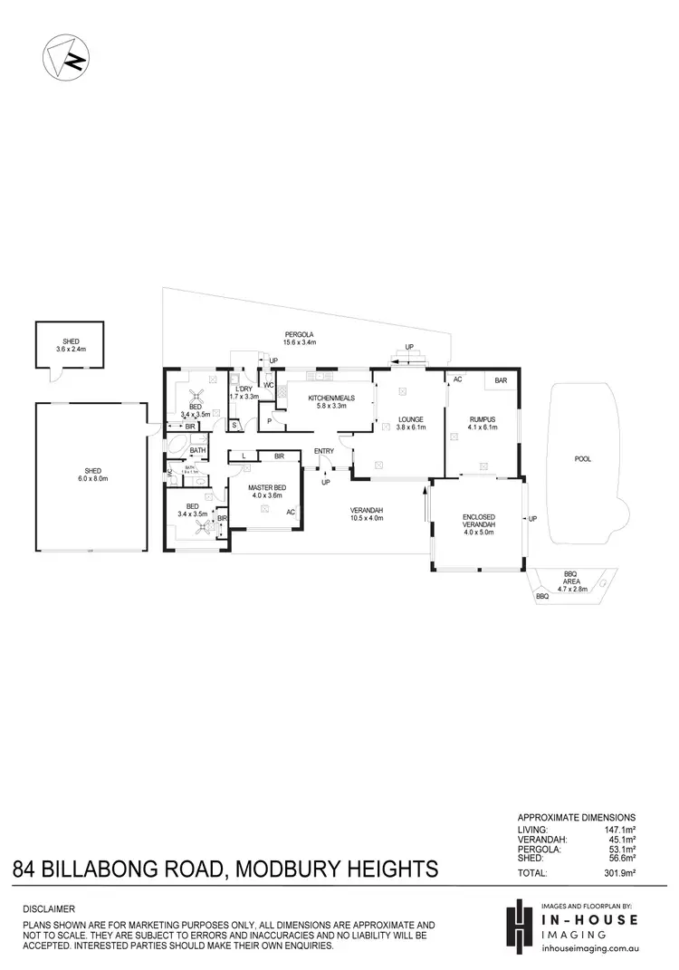 Floorplan of Homely house listing, 84 Billabong Road, Modbury Heights SA 5092
