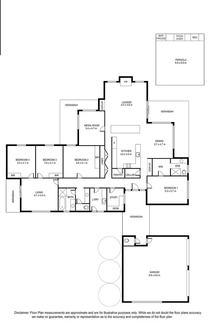 Floorplan of Homely house listing, 8H Queen Street, Penola SA 5277