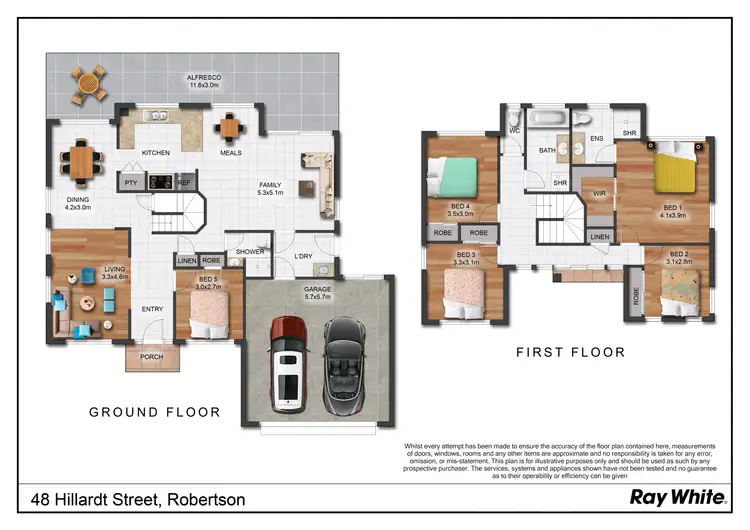 Floorplan of Homely house listing, 48 Hillardt Street, Robertson QLD 4109