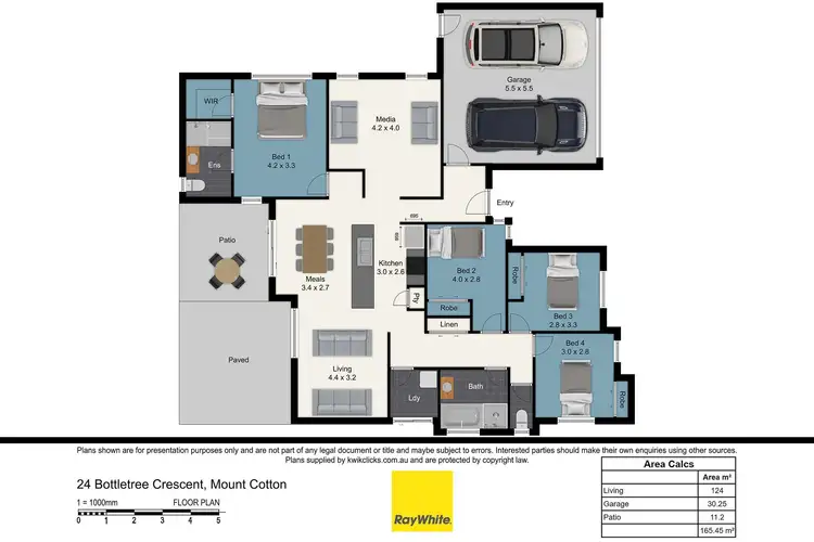 Floorplan of Homely house listing, 24 Bottletree Crescent, Mount Cotton QLD 4165