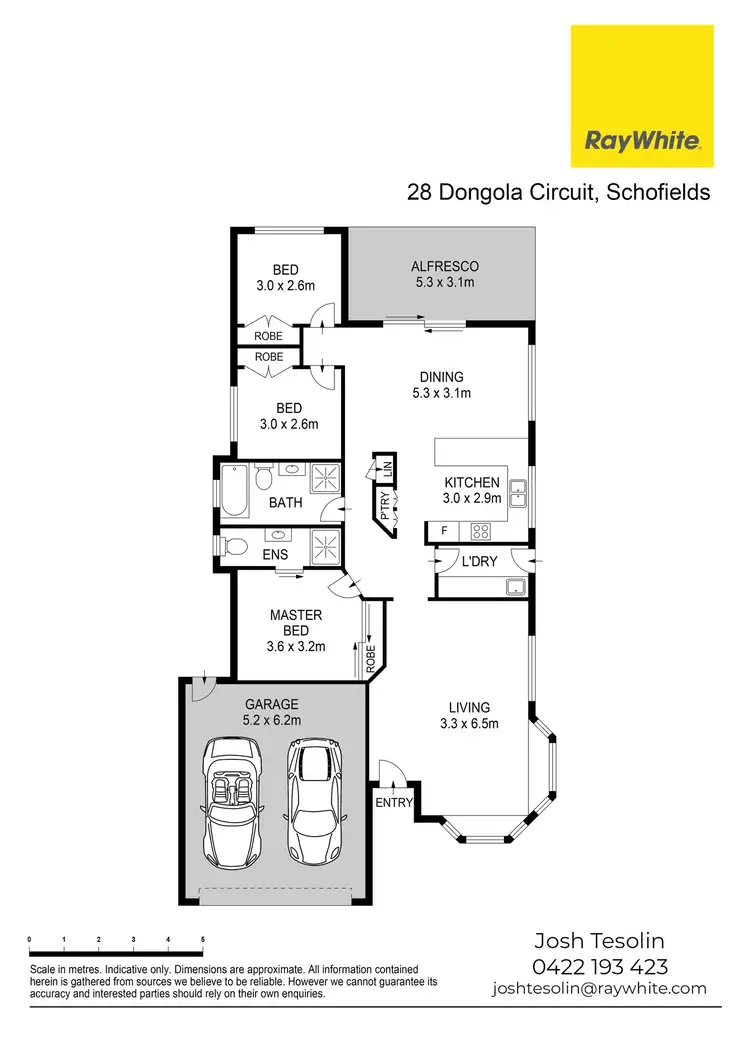 Floorplan of Homely house listing, 28 Dongola Circuit, Schofields NSW 2762