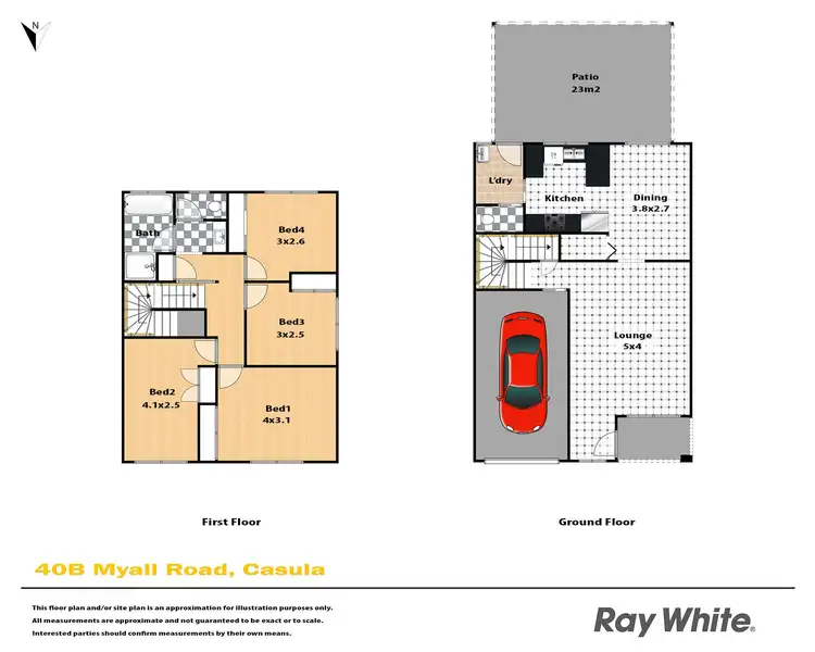 Floorplan of Homely house listing, 40B Myall Road, Casula NSW 2170