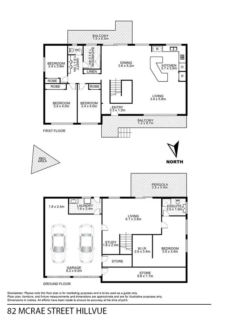 Floorplan of Homely house listing, 82 McRae Street, Tamworth NSW 2340