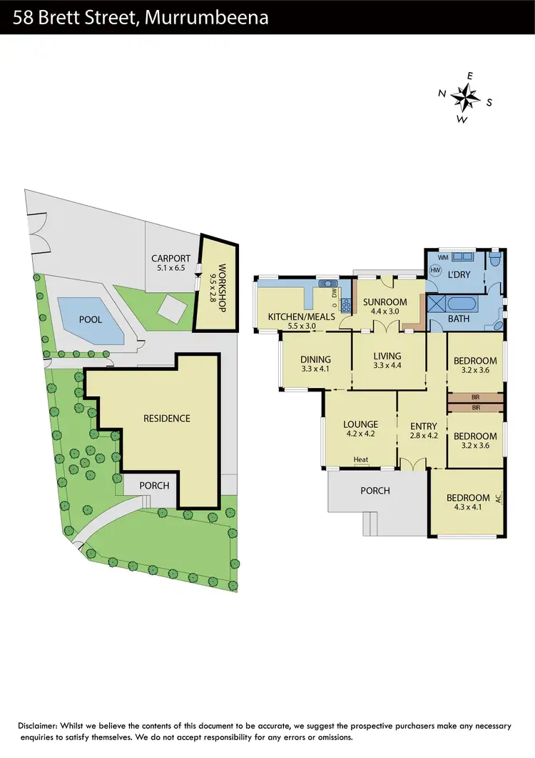 Floorplan of Homely house listing, 58 Brett Street, Murrumbeena VIC 3163