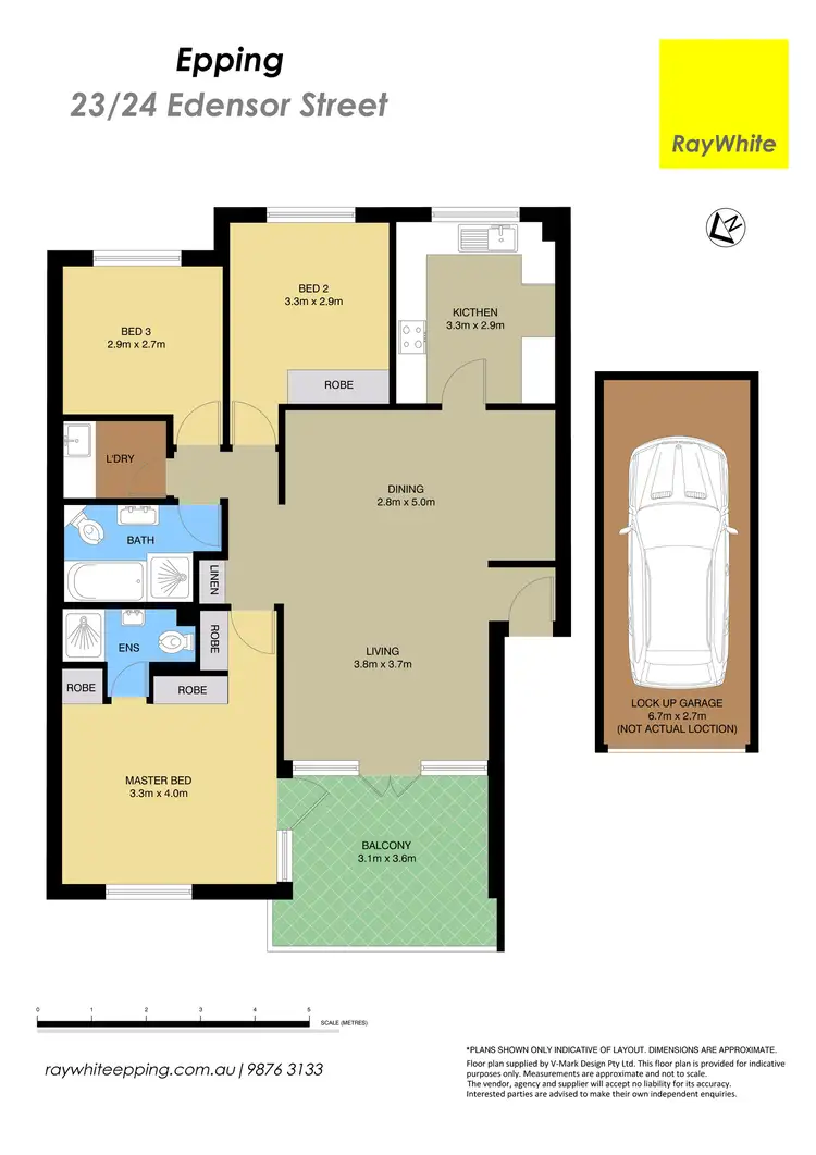 Floorplan of Homely unit listing, 23/24-32 Edensor Street, Epping NSW 2121