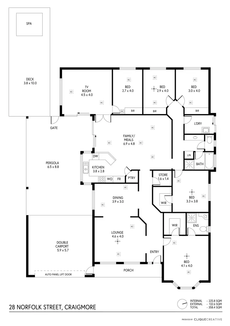 Floorplan of Homely house listing, 28 Norfolk Street, Craigmore SA 5114