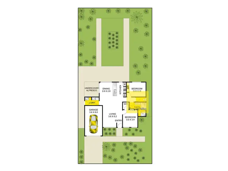Floorplan of Homely unit listing, 39 Diaz Drive, Grovedale VIC 3216