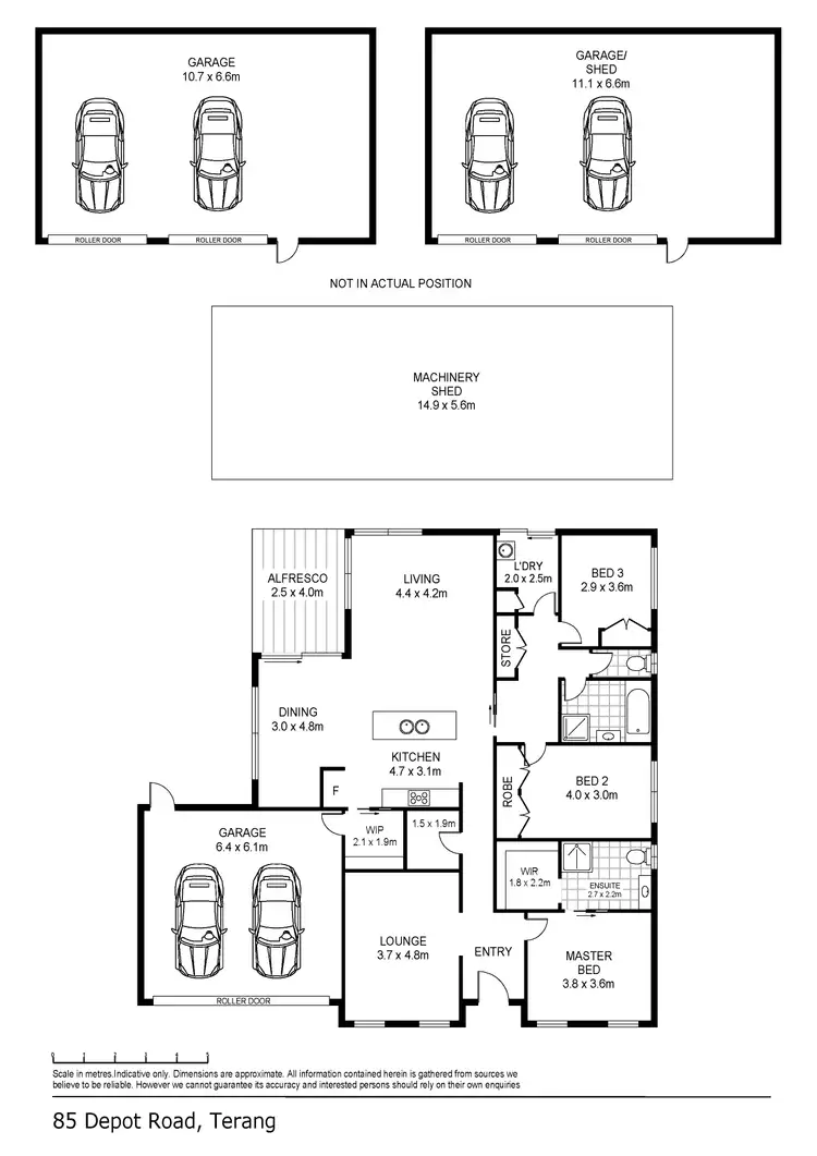 Floorplan of Homely house listing, 85 Depot Road, Terang VIC 3264