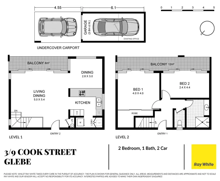Floorplan of Homely apartment listing, 3/9 Cook Street, Glebe NSW 2037