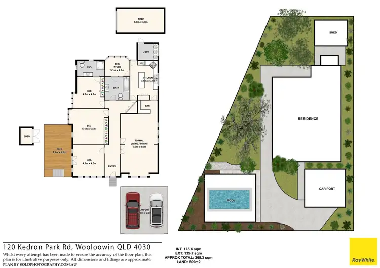 Floorplan of Homely house listing, 120 Kedron Park Road, Wooloowin QLD 4030
