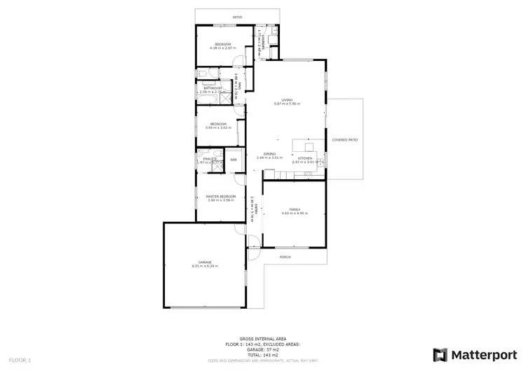 Floorplan of Homely house listing, 110 Gray Street, Swan Hill VIC 3585
