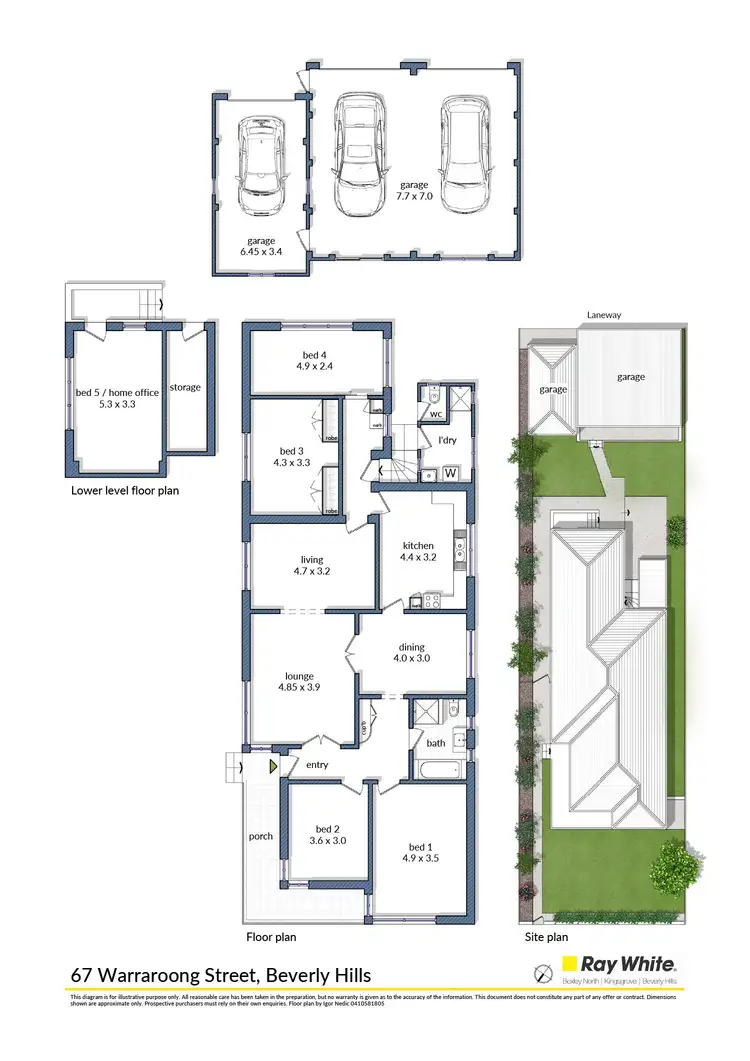 Floorplan of Homely house listing, 67 Warraroong Street, Beverly Hills NSW 2209