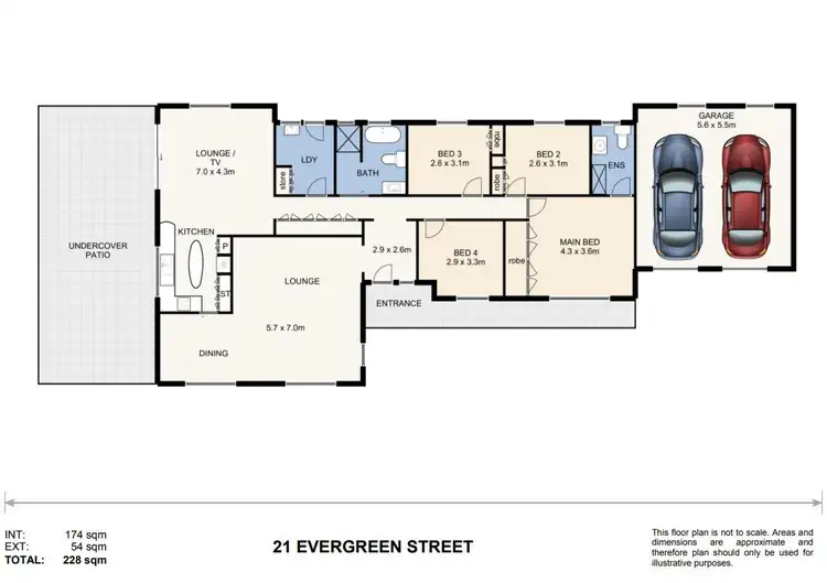 Floorplan of Homely house listing, 21 Evergreen Street, Bracken Ridge QLD 4017