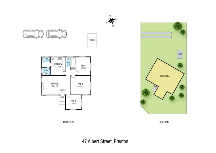 Floorplan of Homely house listing, 47 Albert Street, Preston VIC 3072