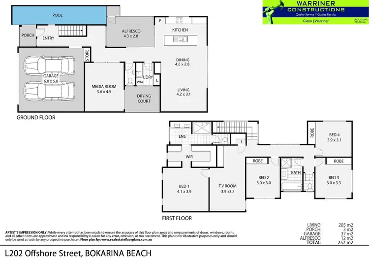 Floorplan of Homely house listing, 4 Offshore Street, Bokarina QLD 4575