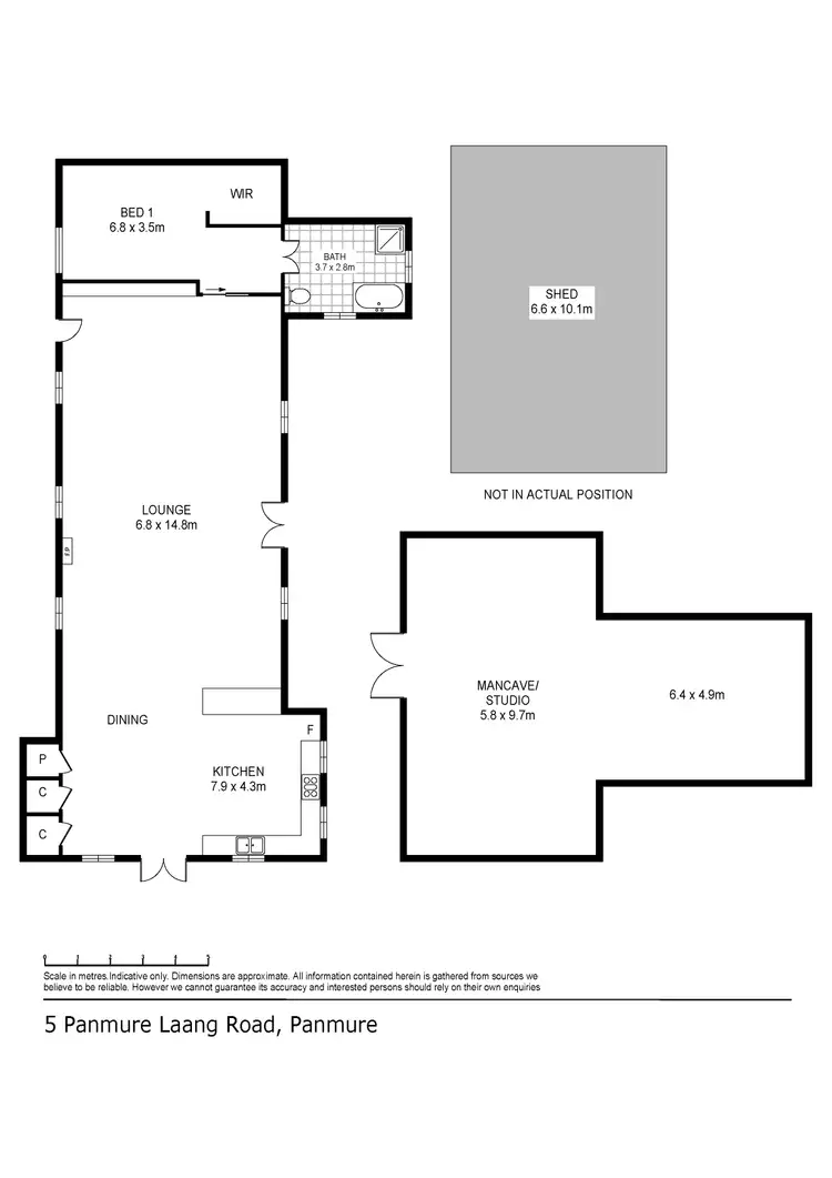 Floorplan of Homely house listing, 5 Panmure-Laang Road, Panmure VIC 3265