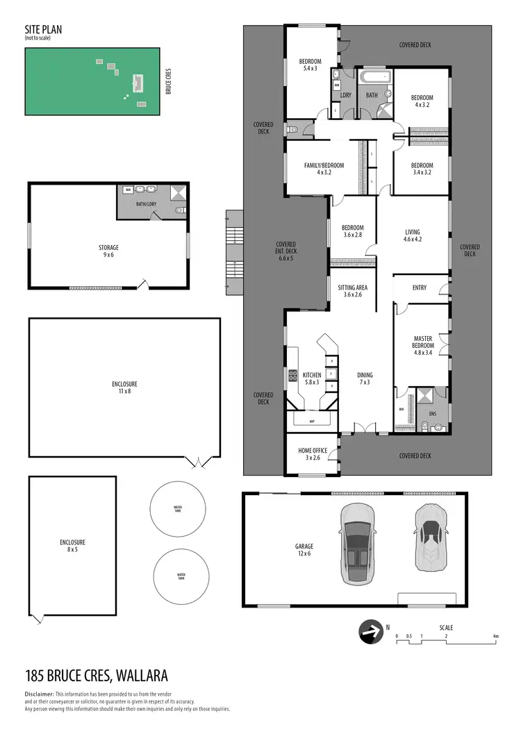 Floorplan of Homely rural property listing, 185 Bruce Crescent, Wallarah NSW 2259