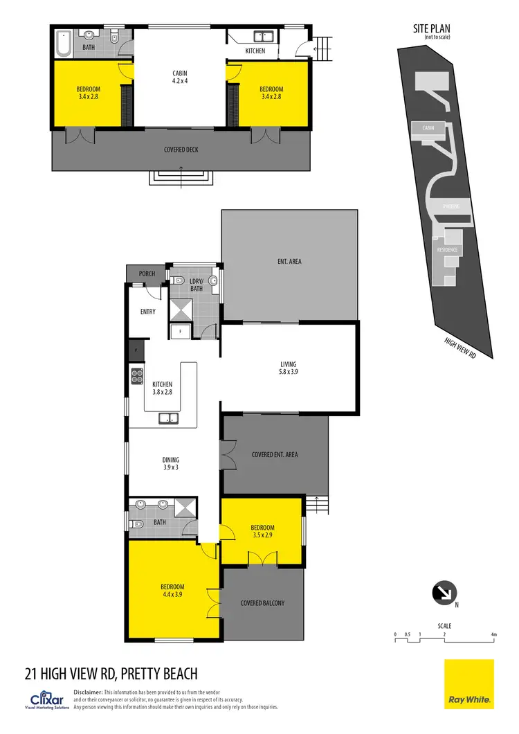 Floorplan of Homely house listing, 21 High View Road, Pretty Beach NSW 2257
