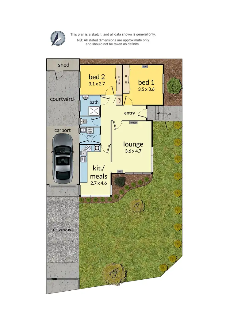 Floorplan of Homely unit listing, 2/108 Warrandyte Road, Ringwood VIC 3134