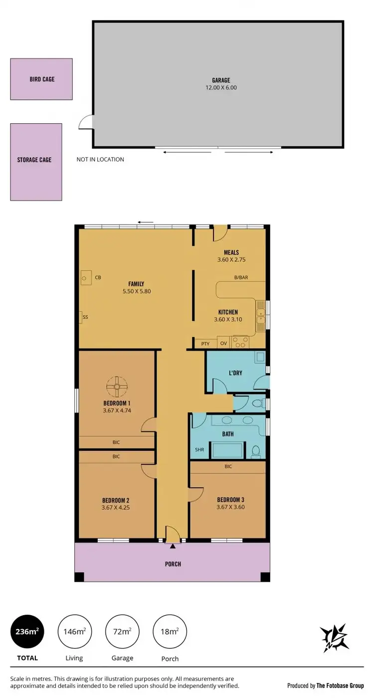 Floorplan of Homely house listing, 6 Marlborough Avenue, Woodville Park SA 5011